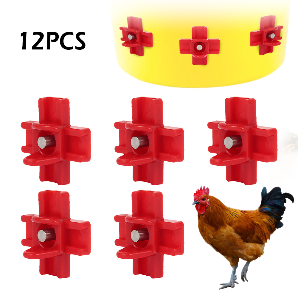 Chicken Nipple Drinker - 12 pcs Automatic Chicken Waterer Hens