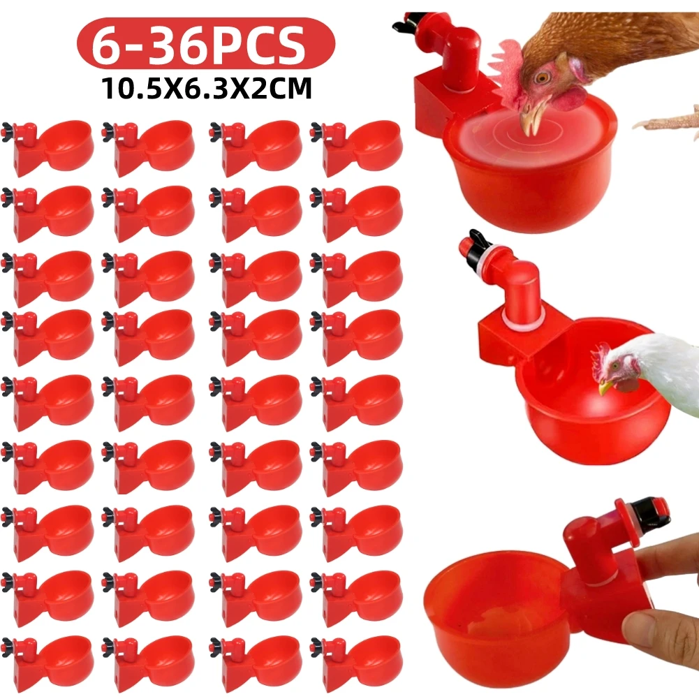 6-36Pcs Chicken Duck Drinking  - Chicken Nipple Drinker reseña y precio
