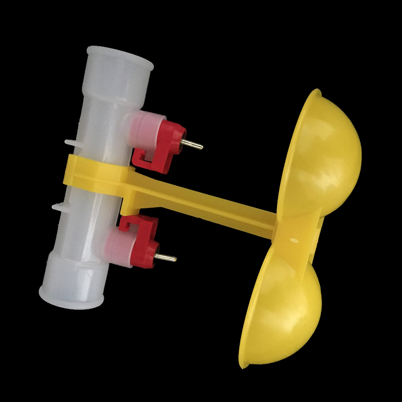 Chicken waterer double nipple  - Chicken Nipple Drinker reseña y precio