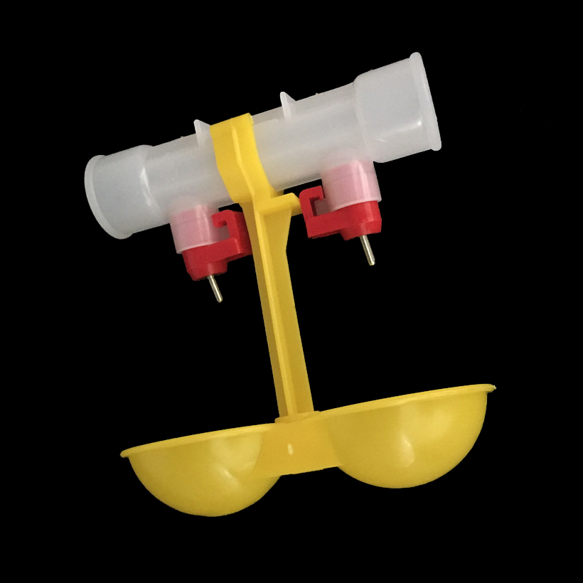 Chicken waterer double nipple  - Chicken Nipple Drinker reseña y precio
