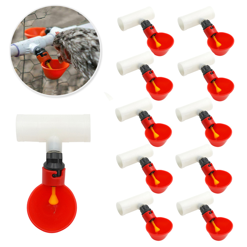 10Pcs Automatic Chicken Quail  - Chicken Nipple Drinker reseña y precio
