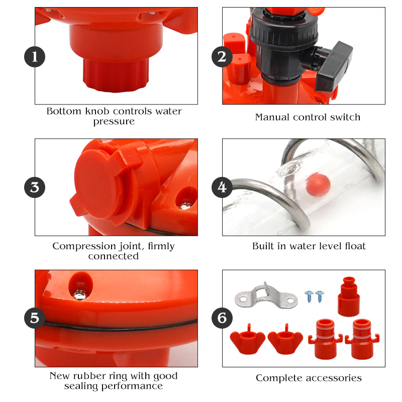 Chicken Farm Water Pressure Re - Chicken Nipple Drinker reseña y precio