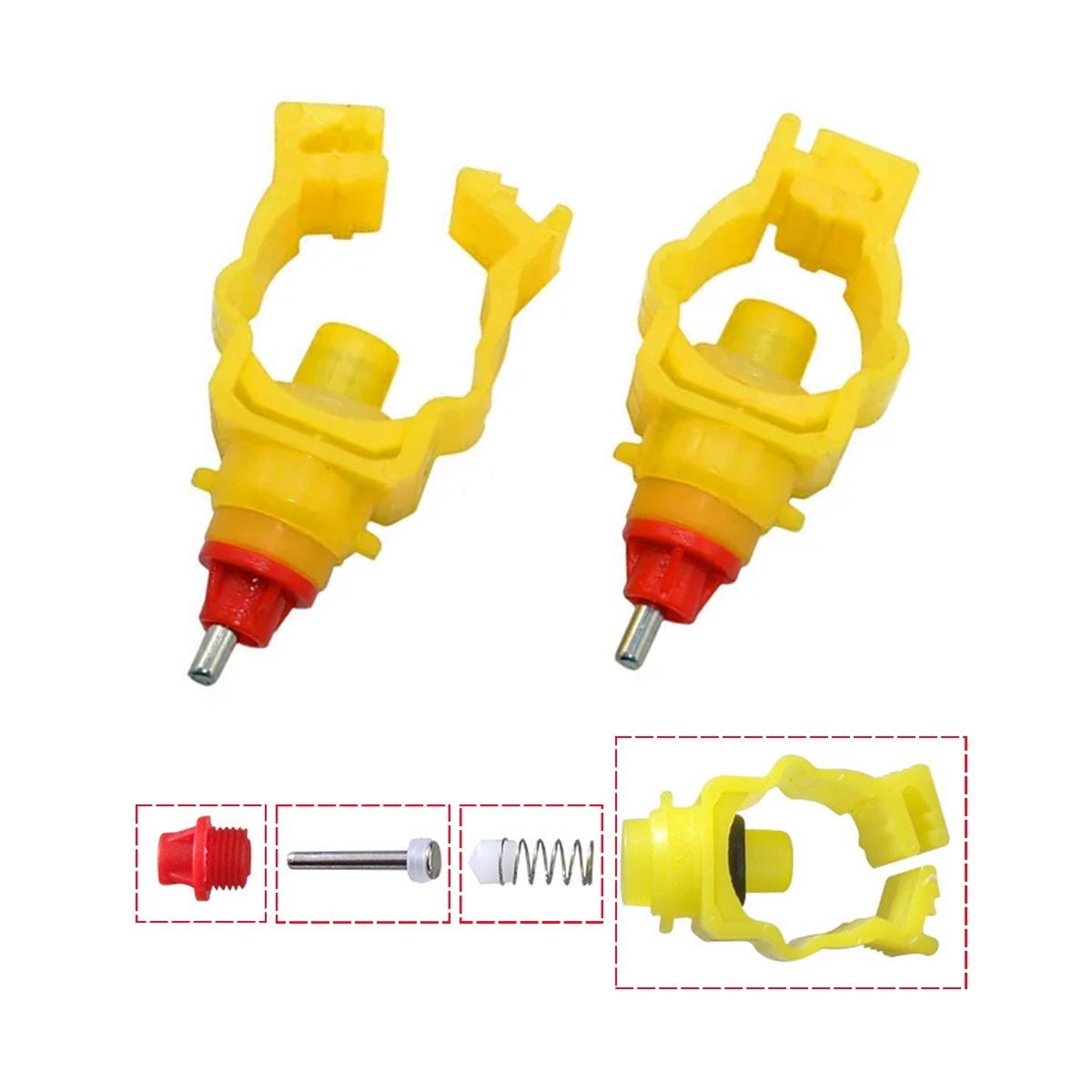 20mm 25mm Clamp-type Poultry N - Chicken Nipple Drinker reseña y precio