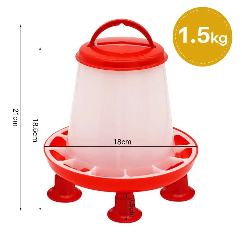 1 Pc 1.5 kg/3 L Bucket With Au - Chicken Nipple Drinker reseña y precio