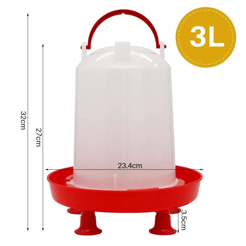 1 Pc 1.5 kg/3 L Bucket With Au - Chicken Nipple Drinker reseña y precio