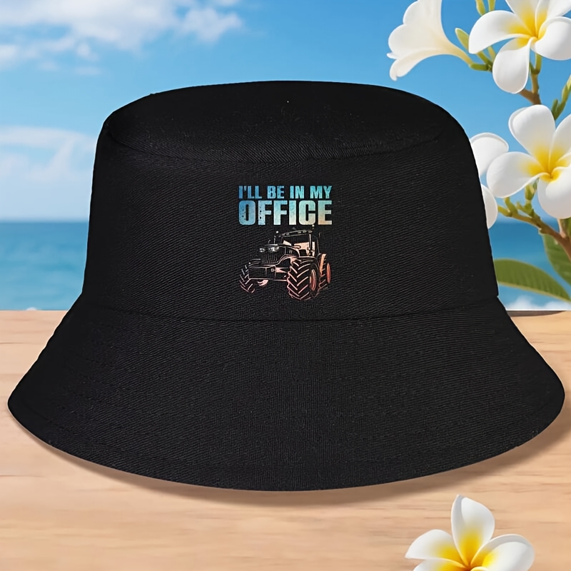 Men' Tractor-Themed Bucket Hat - Agriculture Farming Hats reseña y precio