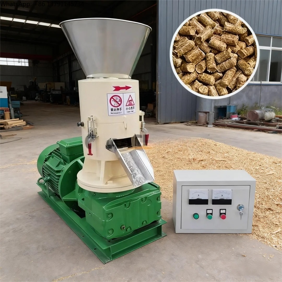 High Quality Flat Die Wood Pel - Wood Pellet Making Machine reseña y precio